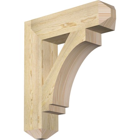 Ekena Millwork Imperial Craftsman Rough Sawn Bracket, Douglas Fir, 6"W x 26"D x 30"H BKT06X26X30IMP04RDF